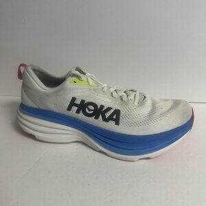 Hoka Mens Bondi 8 Running Shoes White Size 11.5D
